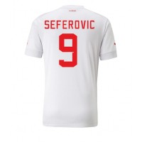 Schweiz Haris Seferovic #9 Replika Bortatröja VM 2022 Kortärmad